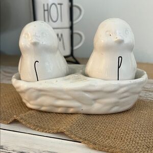Rae Dunn White Penguin Salt and Pepper Shakers